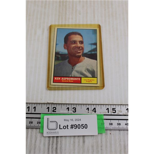1961 Topps Ken Aspromonte Card