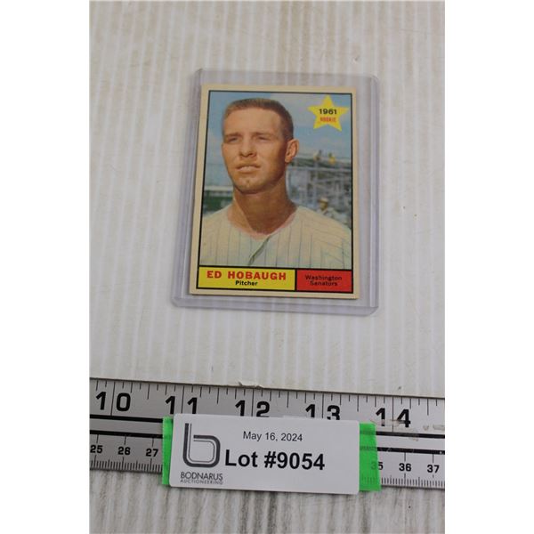 1961 Topps Ed Hobaugh Rookie Card