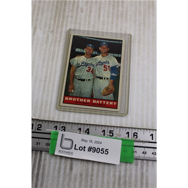 1961 Topps Brother Battery Card