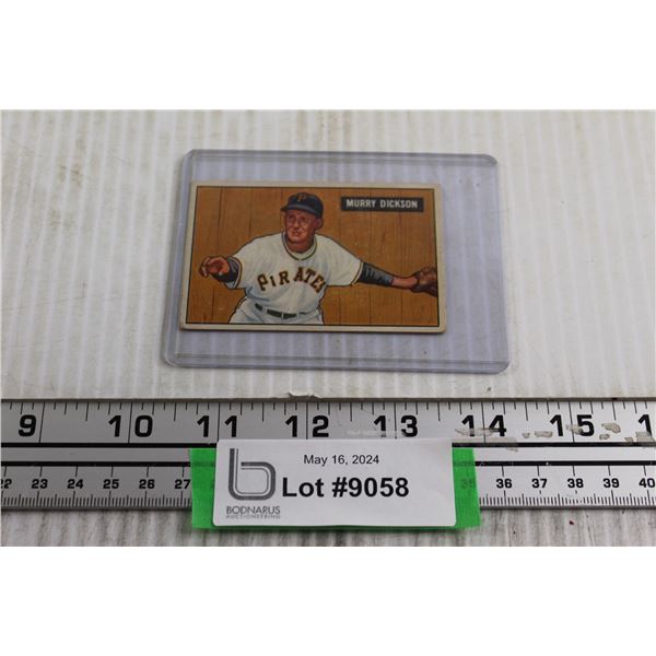 1951 Bowman Murry Dickson