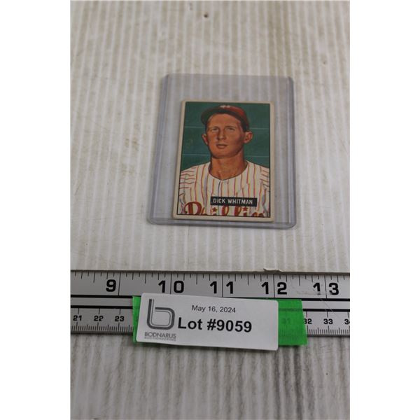 1951 Bowman Dick Whitman