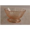Image 3 : Pink Depression Glass Nappy Bowl