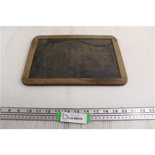 Vintage Slate Schoolboard - 12 1/2" x 8 1/2"