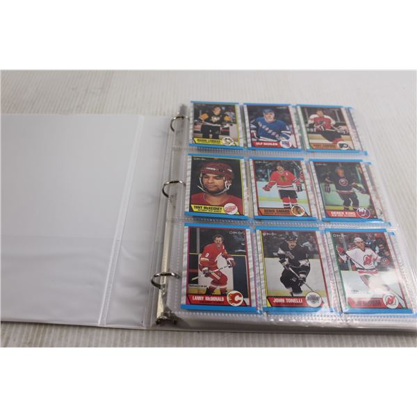 1989 OPC Hockey Card Set #1-330 - Sakic RC, Leetch RC, Fleury RC - (37) Pages