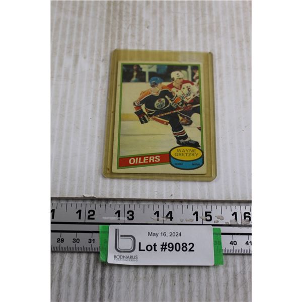 Wayne Gretzky 1980-81 OPC Hockey Card