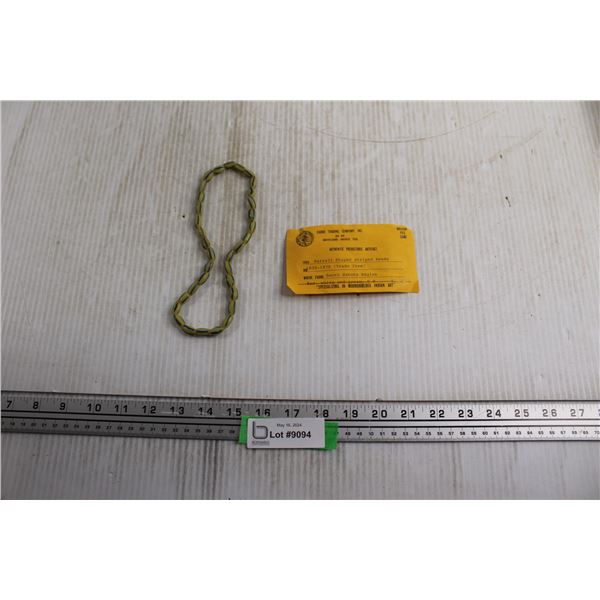 Barrell Shaped Striped Beads