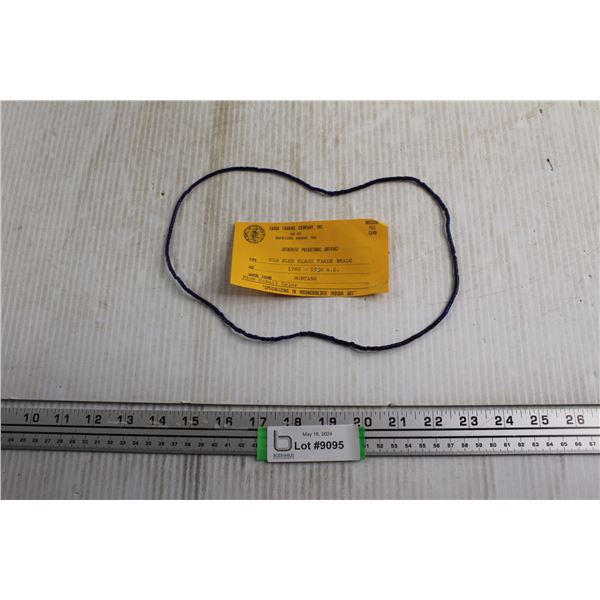 Old Blue Glass Trade Beads