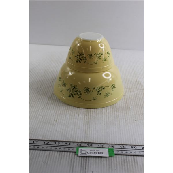 (2) Shenandoah Pyrex Bowls
