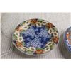 Image 3 : Pyrex Lid, (2) Asian Inspired Small Flat Dishes