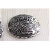 Image 3 : (2) Hesston National Finals Rodeo Belt Buckles - 1998, 2004, Sealed