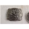 Image 2 : (2) Hesston National Finals Rodeo Belt Buckles - 1984, 1985, Sealed