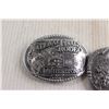 Image 2 : (2) Hesston National Finals Rodeo Belt Buckles - 1998, 2001, Sealed
