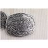 Image 3 : (2) Hesston National Finals Rodeo Belt Buckles - 1998, 2001, Sealed