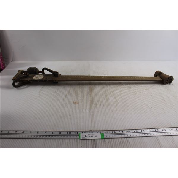 Gurney Brass Beam Scale - 33" Long