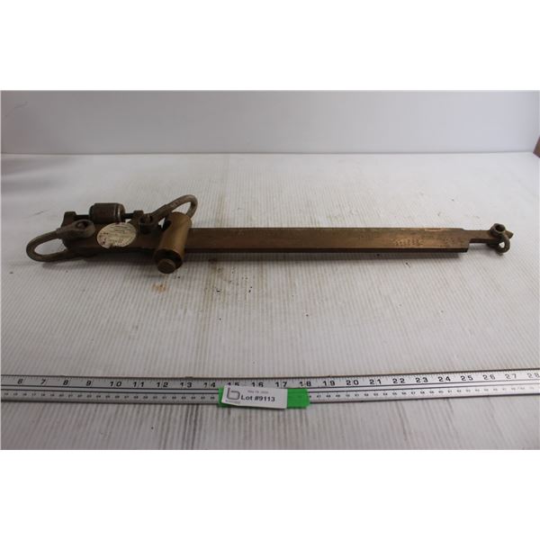 Fairbanks Brass Beam Scale - 27" Long