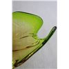 Image 4 : Green Glass Centerpiece Bowl