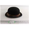 Image 1 : Feathered Bowler Hat - Size 7 1/8"