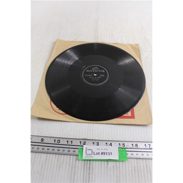 Elvis 10" Vinyl Record