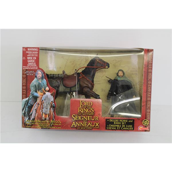 Lord of the Rings Aragon and Brego Toy Set - Sealed