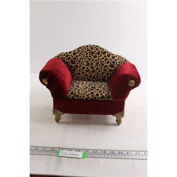 Leopard Couch Trinket Box - As is