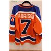Image 4 : *Jim Harrison 1970`s Edmonton Oilers WHA Hockey Jersey - Size XL