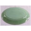 Image 3 : Depression Glass Jane Ray Jadeite Platter - 12" x 8"