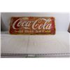 Image 1 : Coca-Cola Sign - As is, 29 1/4" x 12"