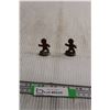 Image 1 : (2) Red Rose Nursery Rhyme Gingerbread Men Figurines