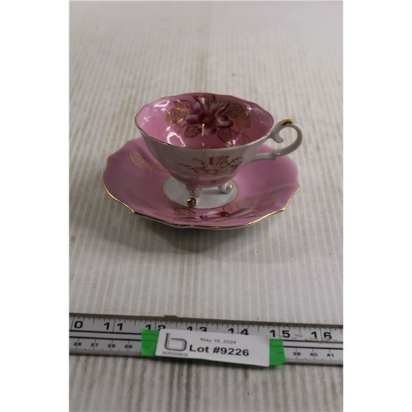 Footed Cup and Saucer