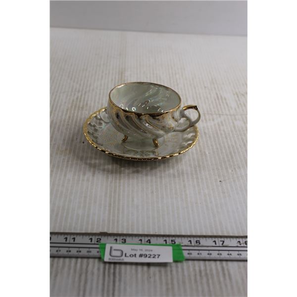 Footed Cup and Saucer