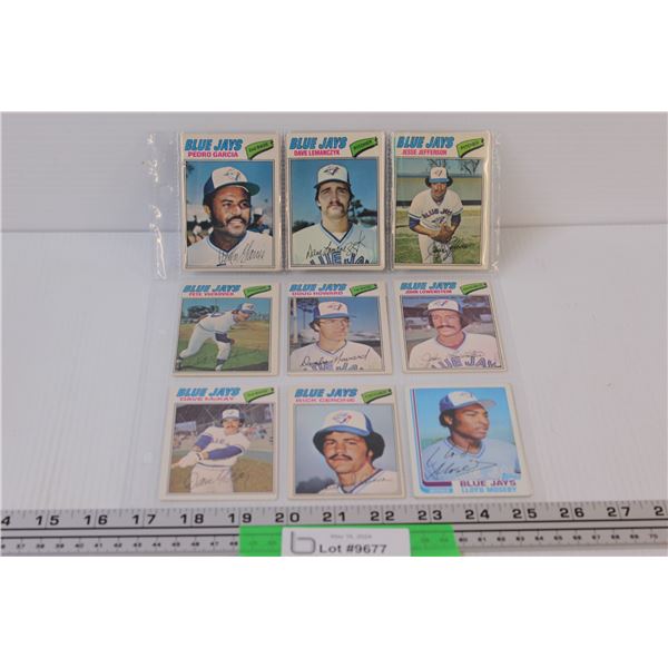 (18) MLB Toronto Blue Jays Baseball Cards: 8 - OPC 1977 & 9 - Donrus 1984 & 1 Topps 1982