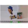 Image 1 : Paul Molitar 1993 MLB Baseball World Series MVP Bobblehead NIB & 1993 Topps Baseball Card