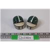 Image 1 : Saskatchewan Roughriders Wisers & Polar Ice Ceramic Salt & Pepper Shakers