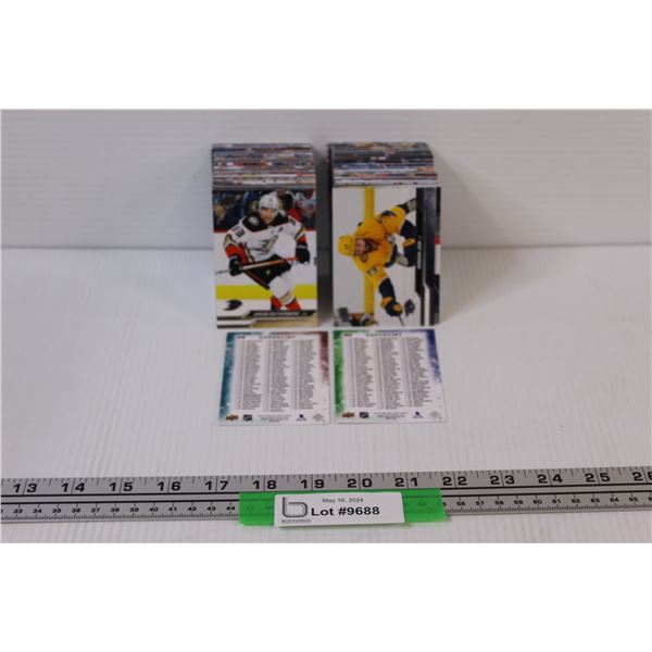 (200) Upper Deck 2023-24 Series 2 NHL Hockey Cards Complete Set #251 - #450