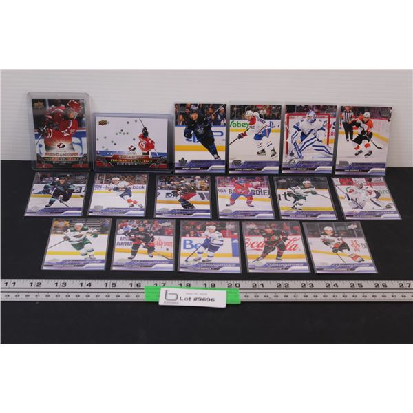 (17)Upper Deck 2023-24 NHL Hockey Young Guns Insert Cards: Bobby McMann Leafs