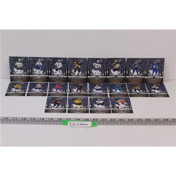 (20) Upper Deck 2023-24 Deep Roots Special Insert Hockey Cards: Marchand; MacKinnon