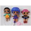 Image 3 : (3) Lot of 3 LOL Dolls and Accessories