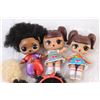 Image 4 : (3) Lot of 3 LOL Dolls and Wigs Hair Accessories