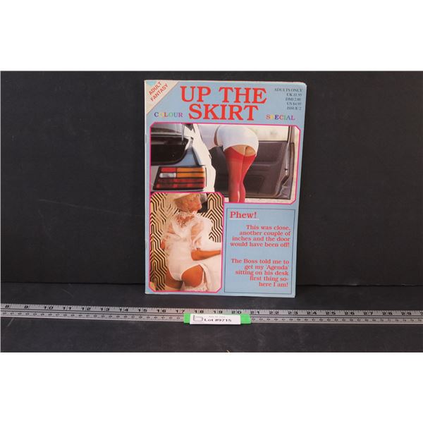 Up the Skirt Adult Fantasy Adults Only UK Issue #2 1980's Adult Magazine