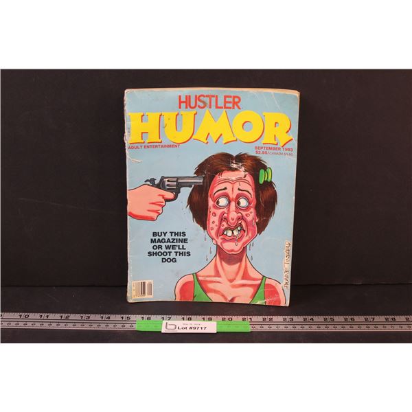 Hustler Humour Adult Entertainment September 1983 Issue