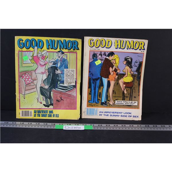 (2) Good Humor Adult Jokes Magazines