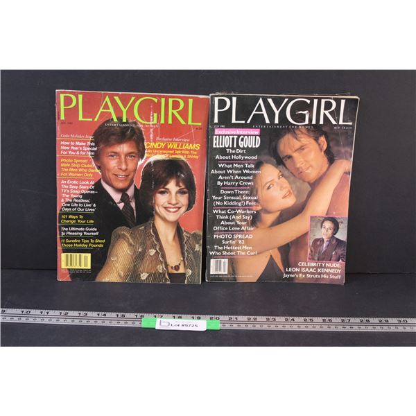 (2) Playgirl Magazines: Jan 1980; July 82