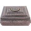 Image 2 : Vintage Hand-Carved Wooden Trinket Storage Box - 11" Wide