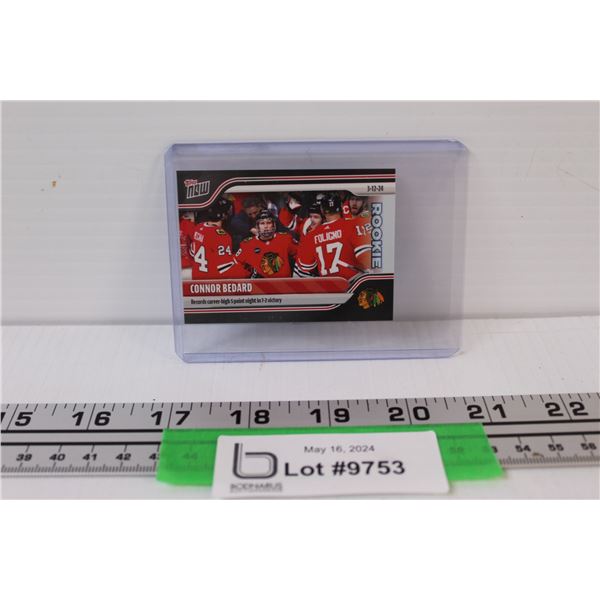 Connor Bedard 2024 Rookie Topps Now #144 Hockey Sticker Card New Issue!
