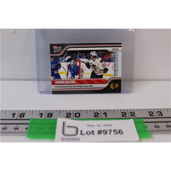 Connor Bedard 2023-24 Rookie Topps Now #70 Hockey Sticker Card