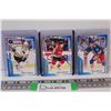Image 1 : (3) Connor Bedard Prominent Rookies 2024; Mario Lemieux & Mark Messier Legends Hockey Cards
