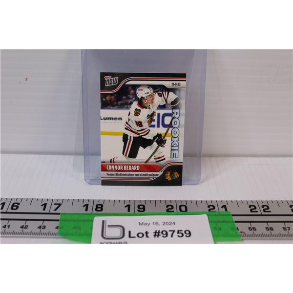 Connor Bedard 2023-24 Rookie Topps Now #31 Hockey Sticker Card
