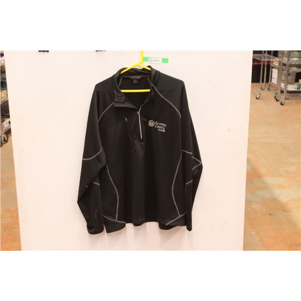 Scotties Tournament of Hearts 2015 Northend Size 3XL Black Nylon Pullover Sweater