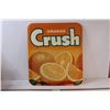 Image 1 : Vintage Orange Crush Wall Advertising Board - 23 1/2" Tall 20" Wide