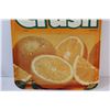 Image 3 : Vintage Orange Crush Wall Advertising Board - 23 1/2" Tall 20" Wide